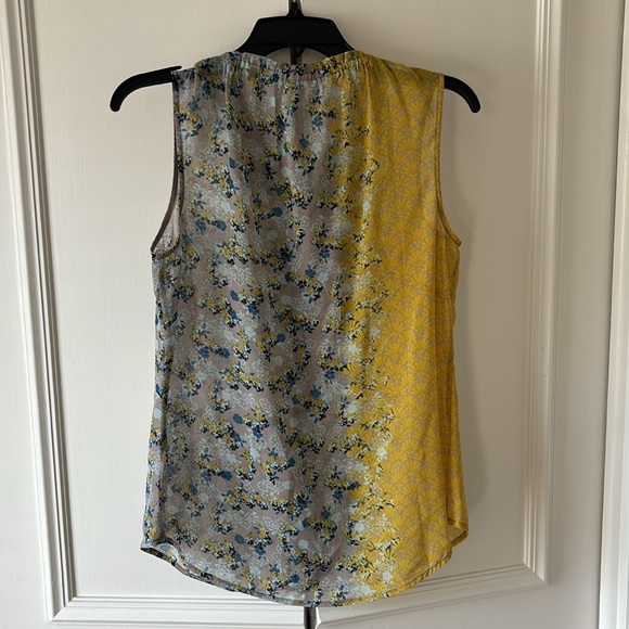 Cabi sheer two tone blouse - Picture 3 of 7